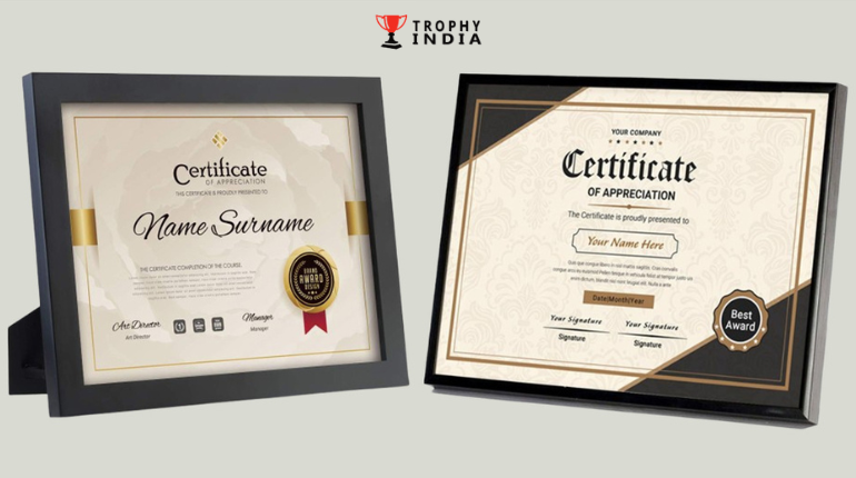 Certificate & Trophy Manufacturer – Crafting Recognition That Inspires Pride