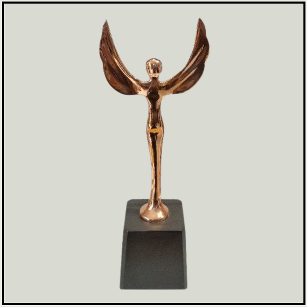 Wings Brass Award Trophy