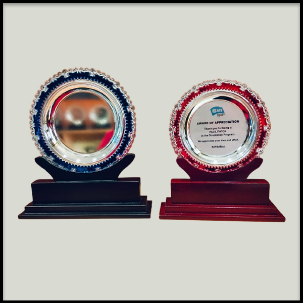 Metal Plate Award
