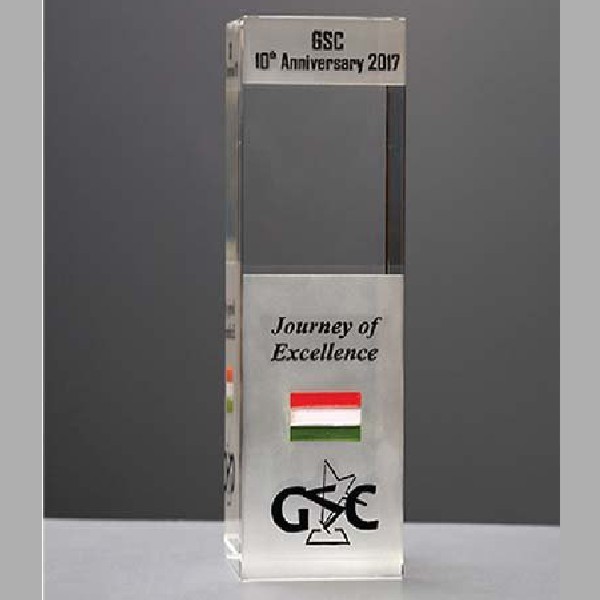 Honor of Crystal Hot Selling Customizable Logo Glass