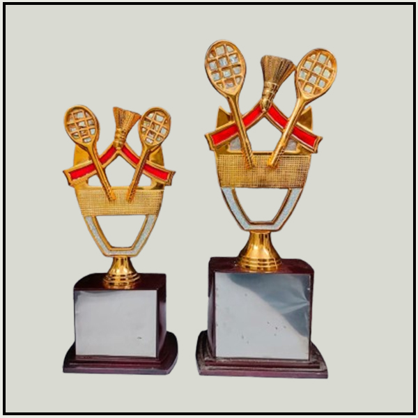 Golden Badminton Sports Trophy