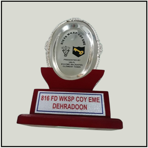 Custom Engraved Army Squadron Memento Trophy